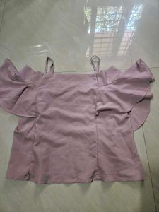 Lavender Off-Shoulder Top