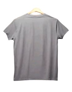 💥New Men&#39;s Premium Solid Cotton Grey T-shirt
