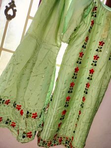 Party Wear Embroidery Kurta &amp; Pant