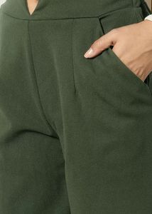 Olive Wide Leg Pants