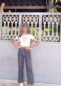 Dark Black Cargo Jeans