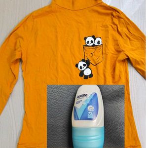 Panda Shirt & Rexona Deodorant Bundle