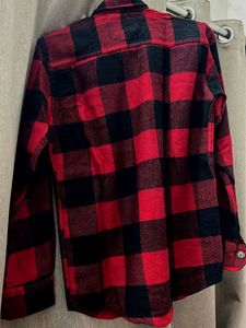 Red &amp; Black Plaid Shirt
