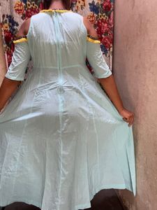 Light Green Anarkali Kurta From Anouk