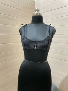 H&M Vintage Striped Bralette Top