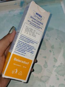 Nivea UV Face Sunscreen