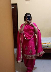 Pink Bridal Suit