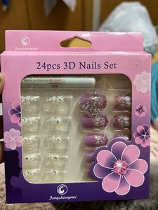 24pcs 3D Nails Set