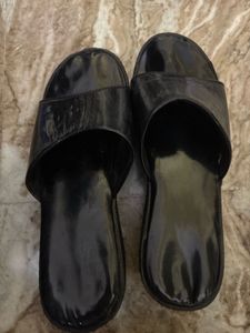 Black Platform Slides