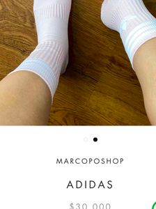 Adidas Pastel Pink Socks