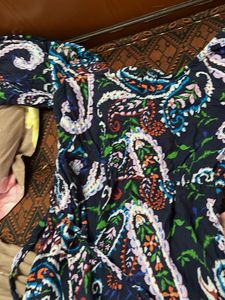 Paisley Print Dress