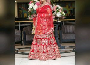 Red Bridal Lehenga