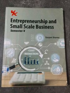 Entrepreneurship Book - Semester V
