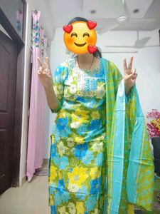 Cotton Kurti Pant Set