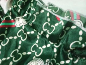 Green Patterned Blouse