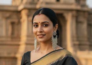 Statement Silver Jhumka Earrings