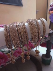 New Golden Latkan Bangles