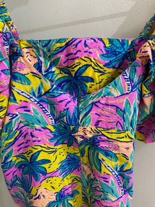 Tropical Print Dress