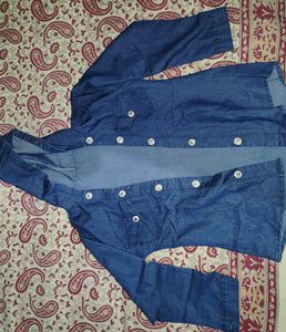 Denim Hooded Jacket
