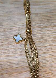 Clover Charm Gold Bracelet