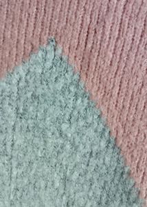 Baby Pink/Peach Thick Woollen High Neck Sweathe