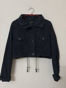 Black Cropped Jacket