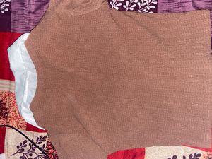 Collar Slim Fitted Korean Top