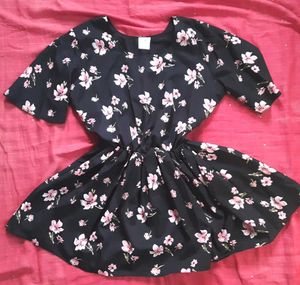 women's Floral Print dress combo