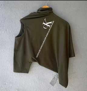 Calvin Klein Olive Green Logo Tee