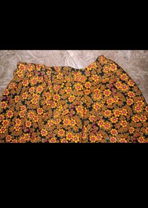 Floral Print Ethnic Plazo