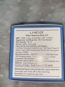 Laneige Water Sleeping Mask 25 G