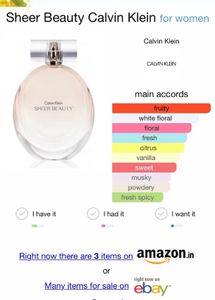 Ck Sheer Beauty 10ml Sample