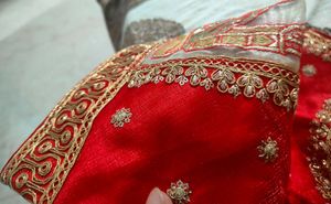 Designer Red Blouse