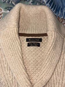 Massimo Dutti x cotton cashmere Knit Sweater