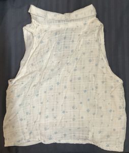 Floral Print vest top, ZARA, size -L