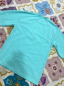 Light Blue Graphic T-Shirt