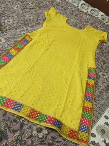 Polka Dots Yellow Kurta🫶💛Buy It Now