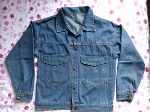 Denim pocket trucker jacket