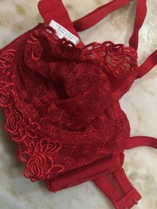 Red Lace Bra