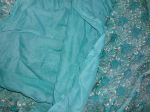 Aqua Floral Dress