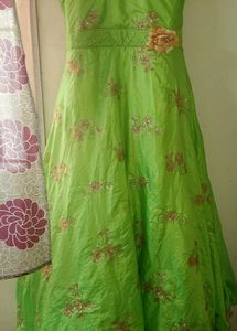 Embroidery Gown For Party