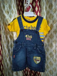 Denim Dungaree For Boys