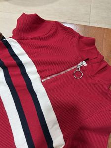 Striped Detail Mini Dress