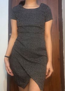 Chic Polka Dot Bodycon Dress