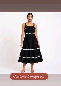 Black Midi Length Dress