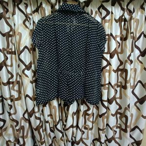 Y2k Dotted Shirt 🖤