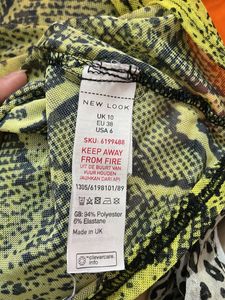 Snakeskin Print Top