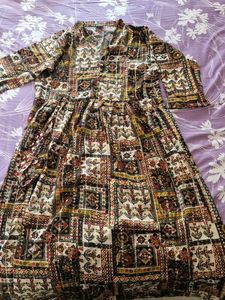 Patterned Ethnic Dress