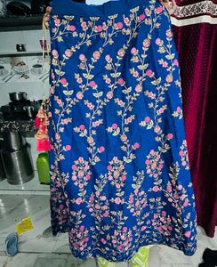 Shimmer Party Lehenga Choli Lengha Flower Designer
