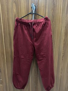 Maroon Casual Pants